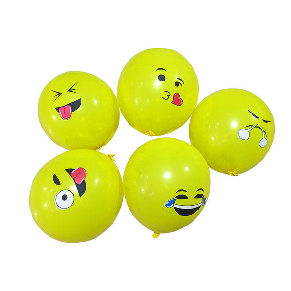 Emoji balloons - 20 pack - latex