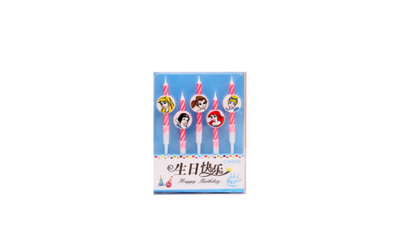 Princess Candles (5 pack)