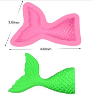 Mermaid Tail silicon mould - large