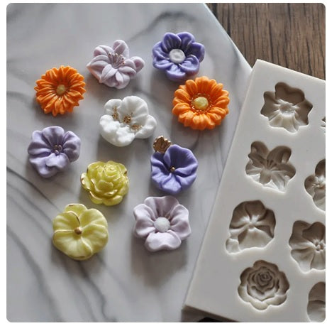 Flower bud silicon mould
