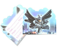 Caped Crusader invitations (10 pack)