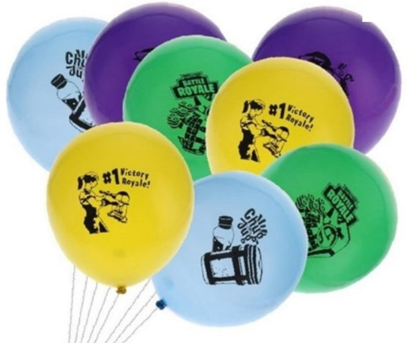Battle Royale balloons - 10 pcs - multi coloured