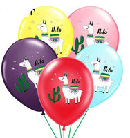 Llama Balloons - 10 pcs