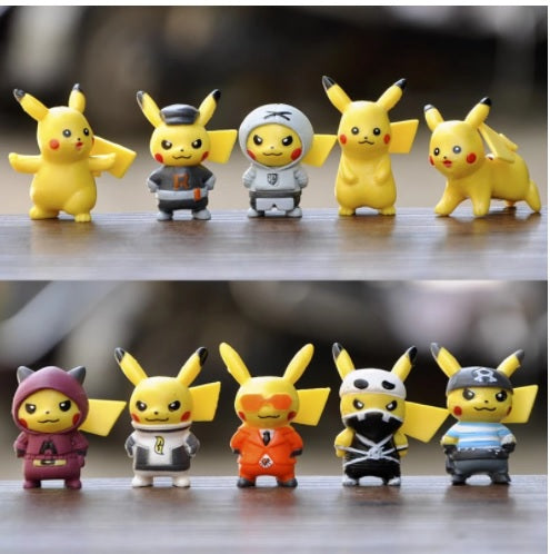10 pcs Pocket Monsters Figurines - Set B