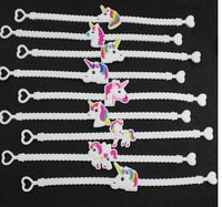 Unicorn bracelets - 10 pcs