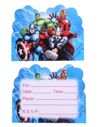 Superhero Invites (10 pack)
