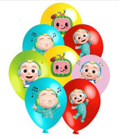 10 pcs Baby Melon Balloons Set D
