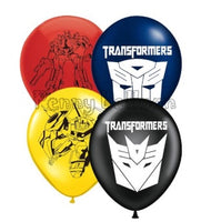 Transformers Balloons (12 pack)