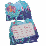 Mermaid Invitations - 10 pack