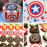 10 piece Superhero fondant/cookie cutter set