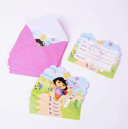 Adventure Girl  invitations (12 pcs)