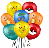 12 pcs Pocket Monsters balloons (latex)