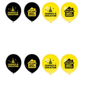 12 pcs Quarantine balloons