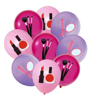 12 pcs Spa Day latex balloons