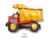 Trucks and diggers balloons - 12 pack