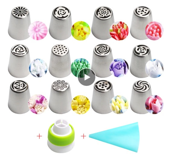 14 Pcs russian nozzle set - set A