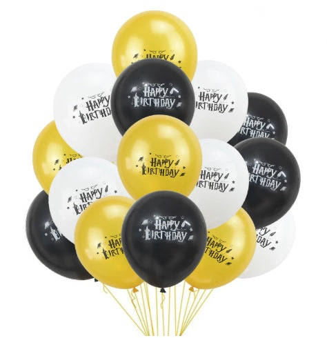 15 pcs Wizard balloons - set C