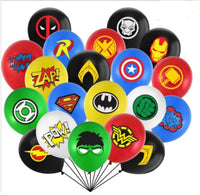 15 pcs Super Hero balloons