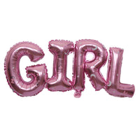 'Girl' foil balloon
