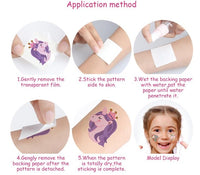 Unicorn temporary tattoos (20 pcs)
