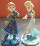 Snow Princess figurines/cake topper - Elsa and Anna