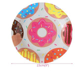 Donut disposable tableware (37 pcs)