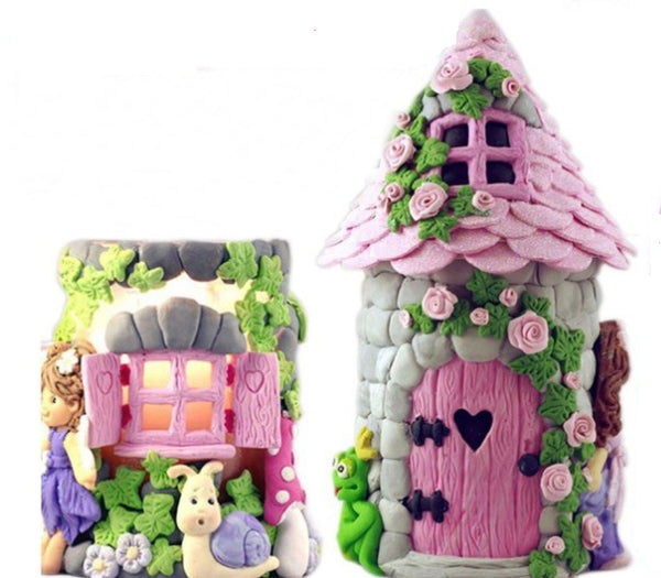3 pcs Fairy door silicon mould