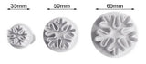3 pcs snowflake plunger cutters - Style B