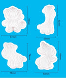 4 pcs Animal Cookie Cutter set - Set A