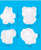 4 pcs Animal cookie cutters - Set B