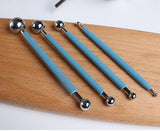 4 piece stainless steel balling tools