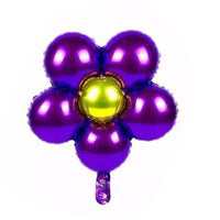 Flower balloons - 4 pack - foil