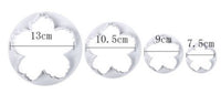 4 pcs open rose cutters