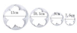 4 pcs open rose cutters