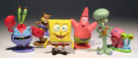 6 pcs Spongebob Squarepants cake topper / figurines