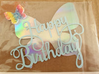 Butterfly cake topper A