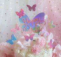 Butterfly cake topper A