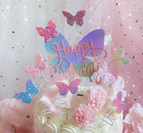 Butterfly cake topper A