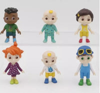 6 pcs Baby Melon figurines