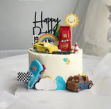 8 pcs car cake topper / figurines