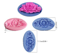 6 pcs floral silicon mould set