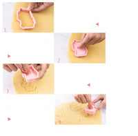 6 pcs Unicorn cookie cutter set