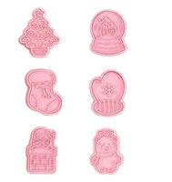 6 pcs Christmas Cookie set