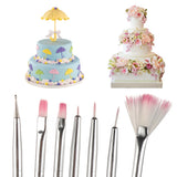 7 pcs Fondant brush set