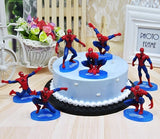 Arachnidman cake topper/figurines (7 pcs)