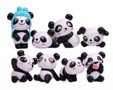 Panda figurines / cake topper