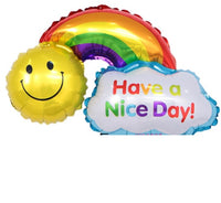 Happy Birthday Rainbow balloon
