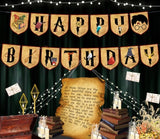 Wizard birthday banner - Style B