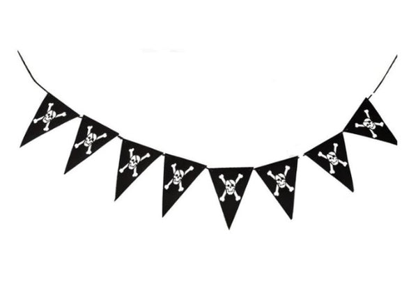 Jolly Roger birthday banner