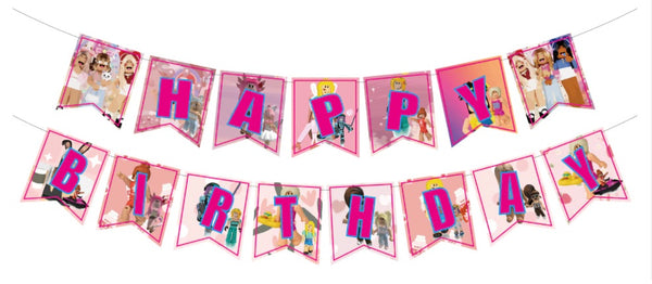 Rowblocks birthday banner  -  Style B